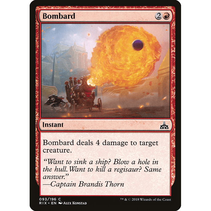 Bombard | Español | NM | RIX 1