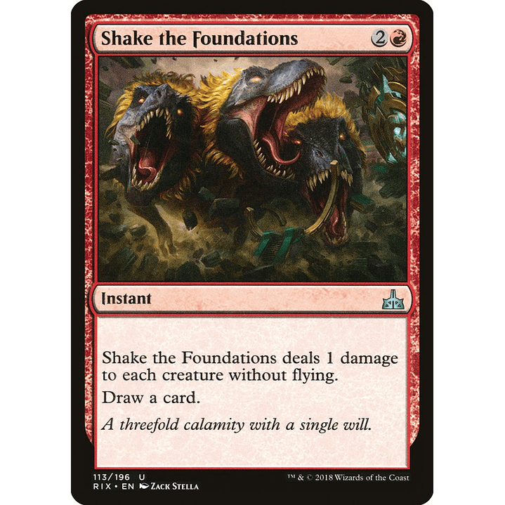 Shake the Foundations | Español | NM | RIX 1
