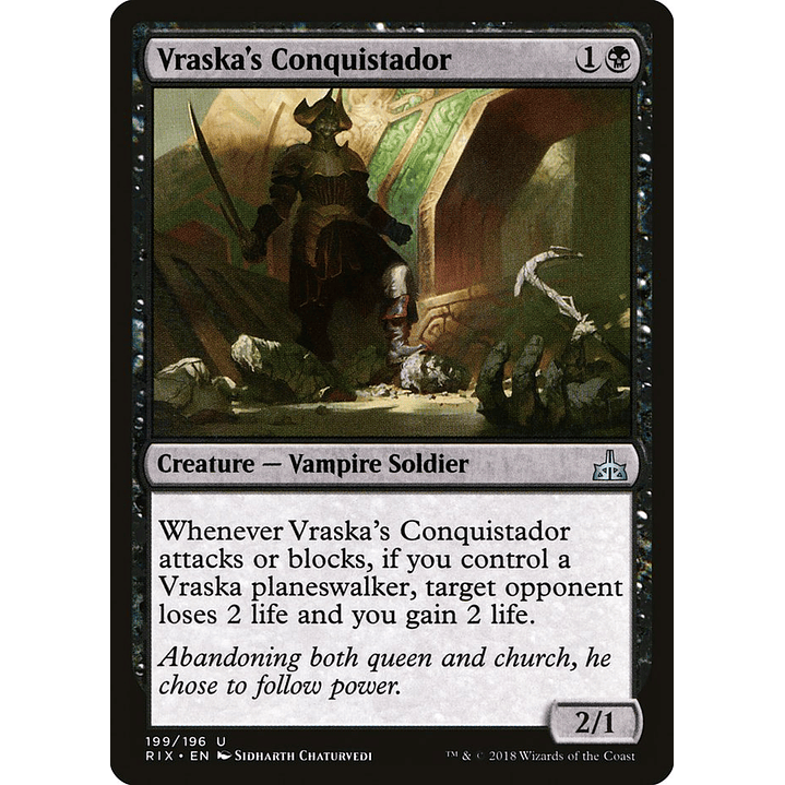 Vraska's Conquistador | Español | NM | RIX 1
