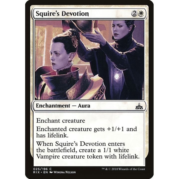Squire's Devotion | Español | NM | RIX 1