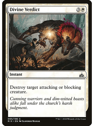 Divine Verdict | Español | NM | RIX