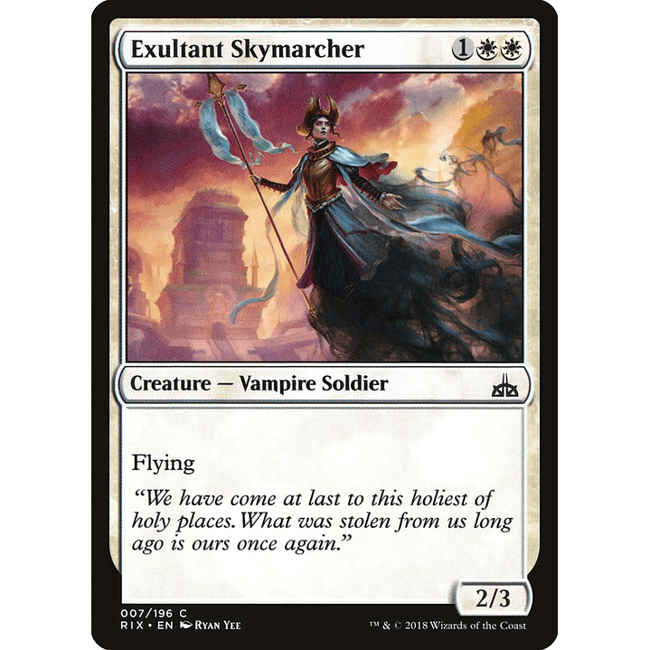 Exultant Skymarcher | Español | NM | RIX 1