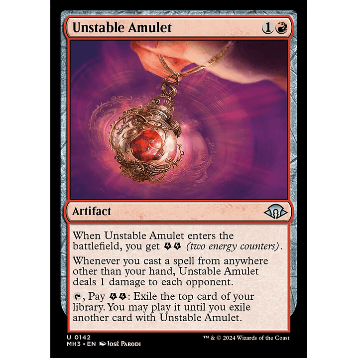 Unstable Amulet | Español | NM | MH3 1