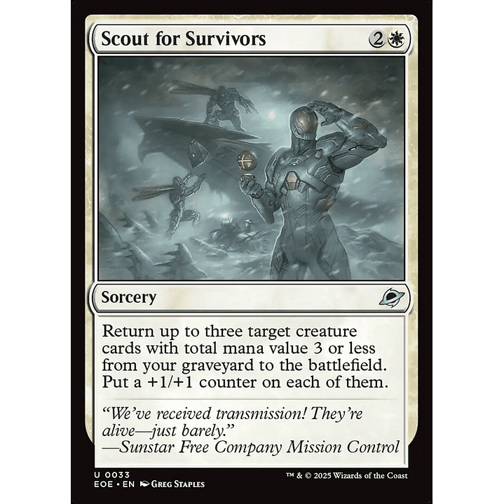 Scout for Survivors (foil) | Inglés | NM | EOE 1