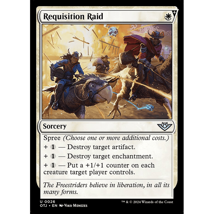Requisition Raid | Inglés | NM | OTJ 1