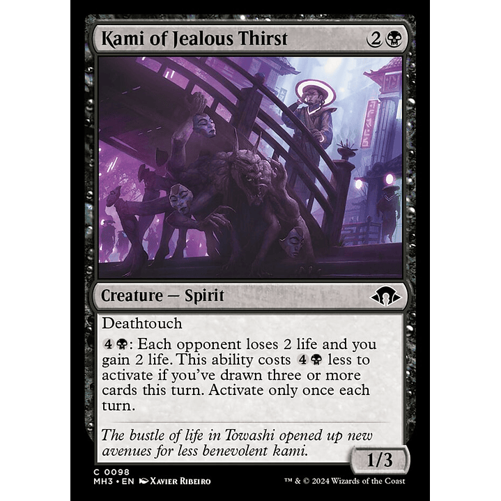 Kami of Jealous Thirst | Español | NM | MH3 1