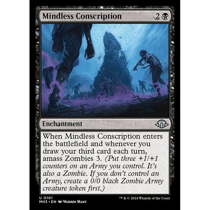 Mindless Conscription | Español | NM | MH3 1