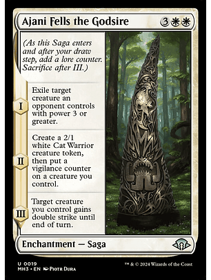 Ajani Fells the Godsire | Español | NM | MH3