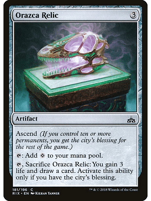 Orazca Relic | Español | NM | RIX
