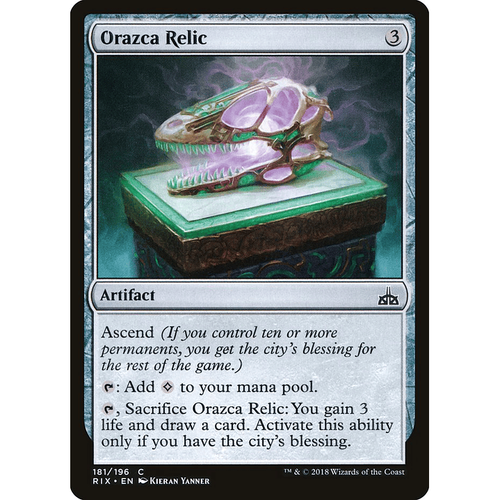 Orazca Relic | Español | NM | RIX 1