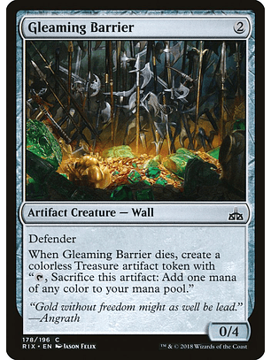 Gleaming Barrier | Español | NM | RIX