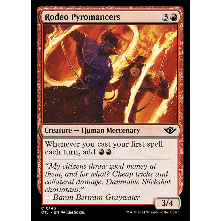 Rodeo Pyromancers | Español | NM | OTJ 1