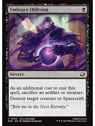 Embrace Oblivion (foil) | Inglés | NM | EOE