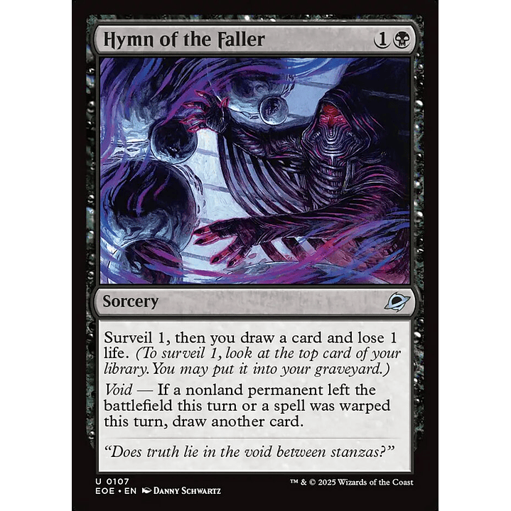 Hymn of the Faller | Inglés | NM | EOE 1