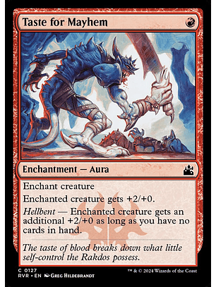 Taste for Mayhem | Español | NM | RVR