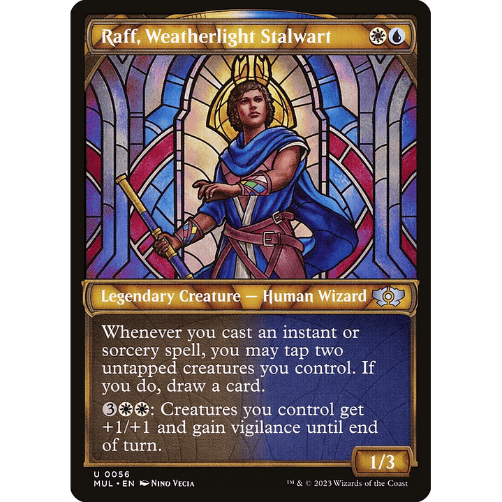 Raff, Weatherlight Stalwart (Showcase) | Español | NM | MUL 1