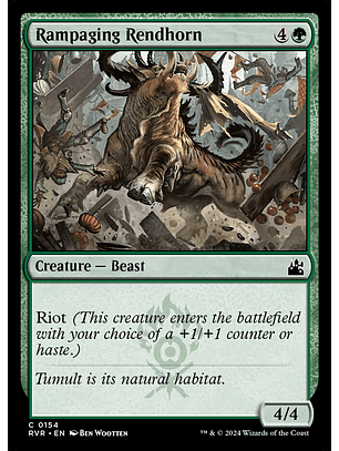 Rampaging Rendhorn | Inglés | NM | RVR