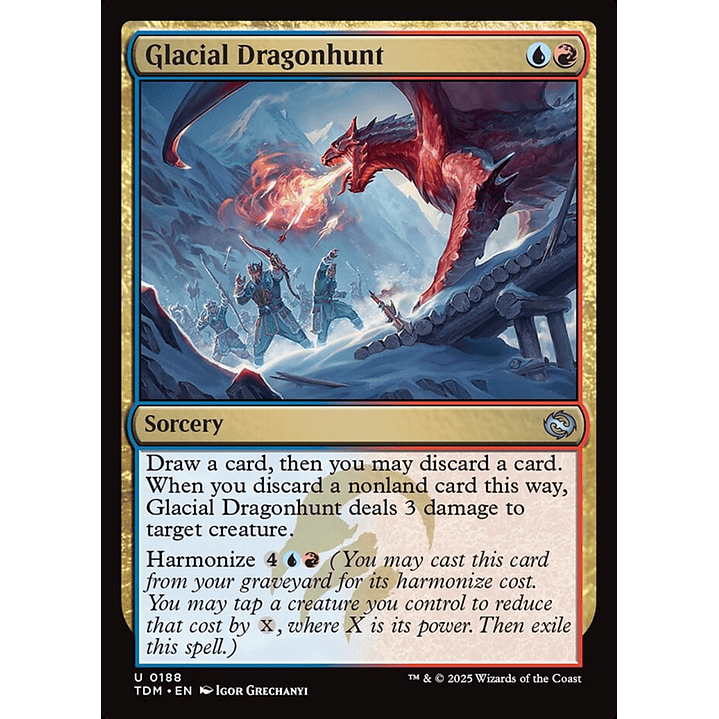 Glacial Dragonhunt | Inglés | NM | TDM 1