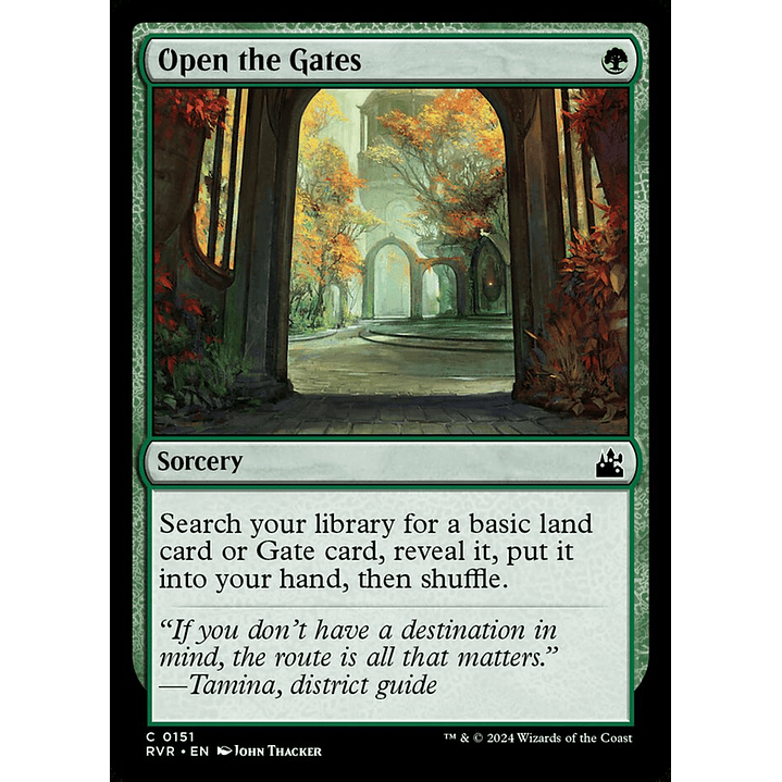 Open the Gates | Español | NM | RVR 1