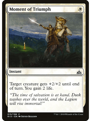 Moment of Triumph | Español | NM | RIX