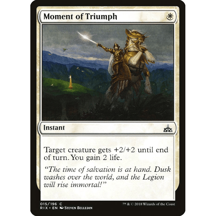 Moment of Triumph | Español | NM | RIX 1