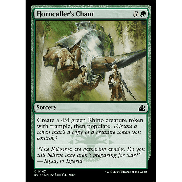 Horncaller's Chant | Español | NM | RVR 1