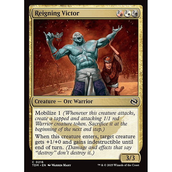 Reigning Victor | Inglés | NM | TDM 1