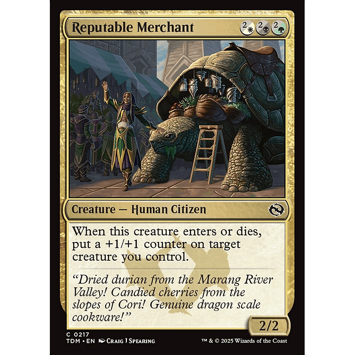 Reputable Merchant | Inglés | NM | TDM 1