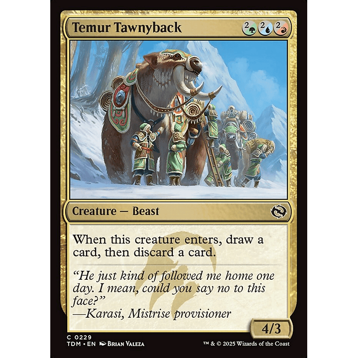 Temur Tawnyback | Inglés | NM | TDM 1