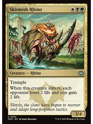 Skirmish Rhino | Inglés | NM | TDM