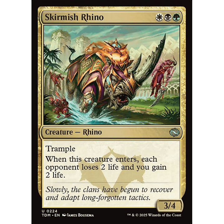 Skirmish Rhino | Inglés | NM | TDM 1