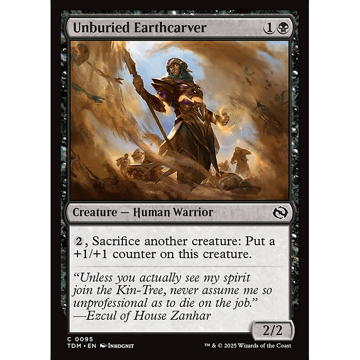 Unburied Earthcarver | Inglés | NM | TDM 1