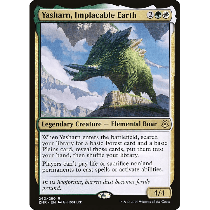 Yasharn, Implacable Earth | Inglés | NM | ZNR 1