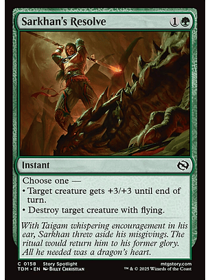 Sarkhan's Resolve | Inglés | NM | TDM