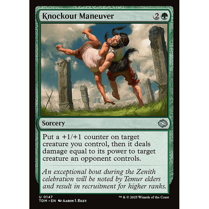 Knockout Maneuver | Inglés | NM | TDM 1