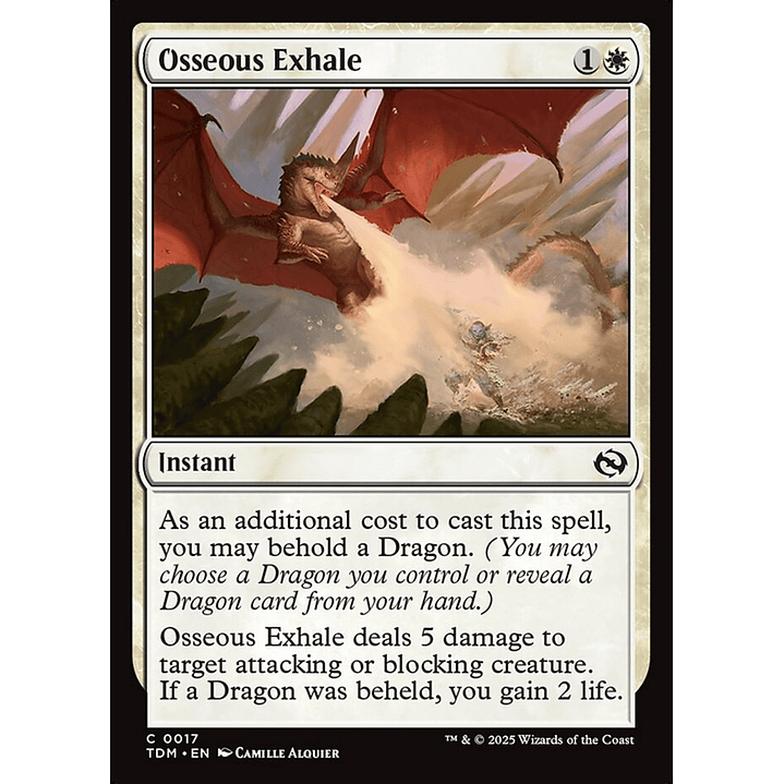 Osseous Exhale (foil) | Inglés | NM | TDM 1