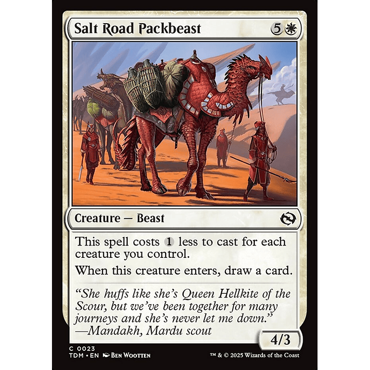 Salt Road Packbeast | Inglés | NM | TDM 1