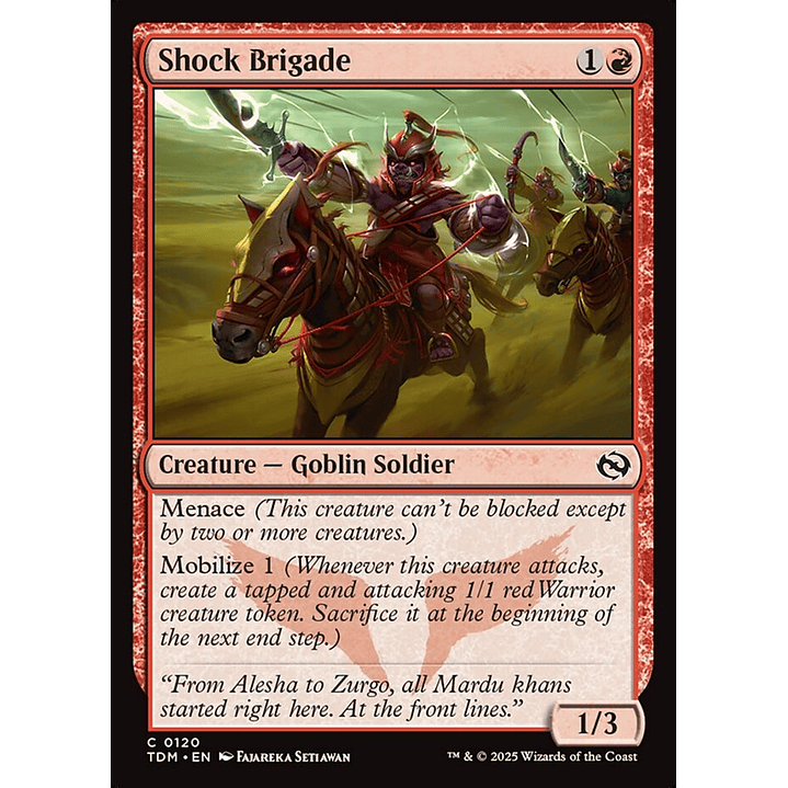 Shock Brigade | Español | NM | TDM 1