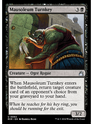 Mausoleum Turnkey | Inglés | NM | RVR