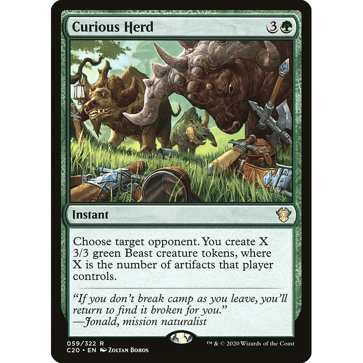 Curious Herd | Inglés | NM | C20 1