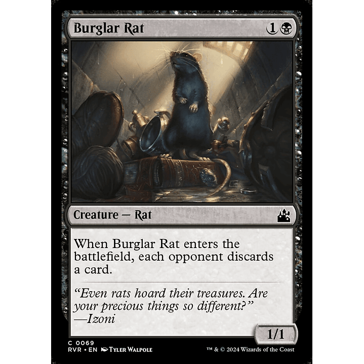 Burglar Rat | Inglés | NM | RVR 1