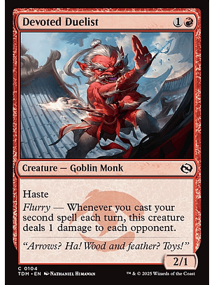 Devoted Duelist | Inglés | NM | TDM