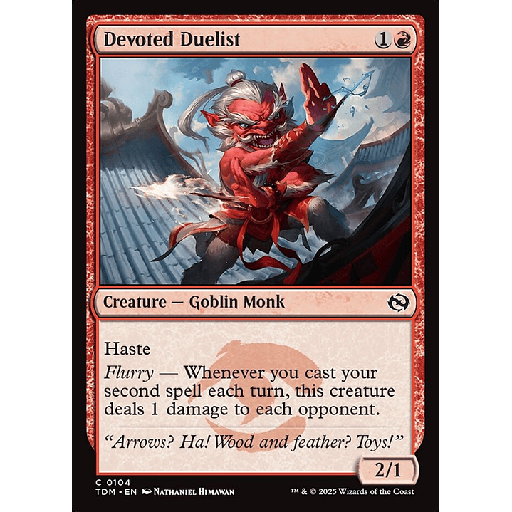 Devoted Duelist | Inglés | NM | TDM 1