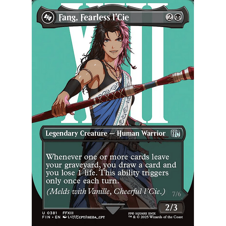 Fang, Fearless l'Cie (Borderless) | Inglés | NM | FIN 1