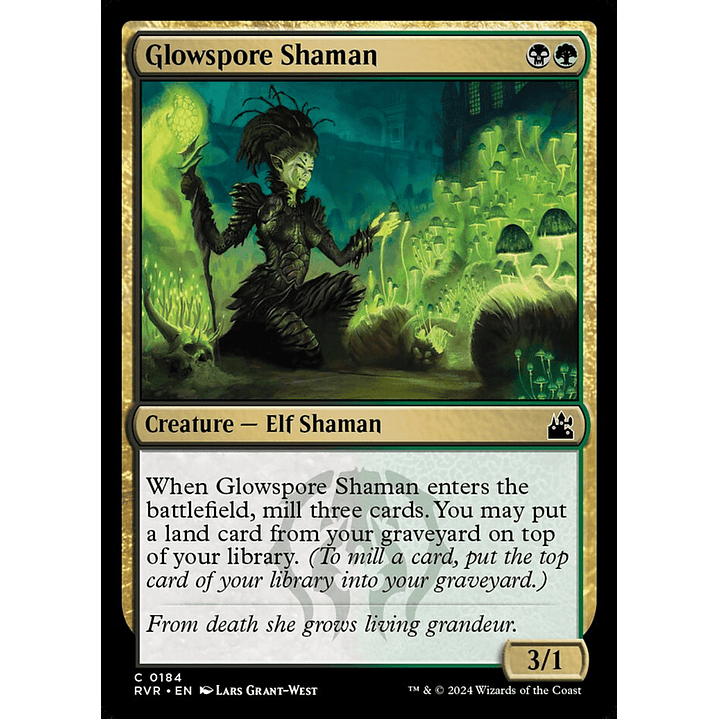 Glowspore Shaman | Inglés | NM | RVR 1