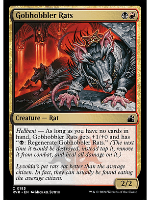 Gobhobbler Rats | Inglés | NM | RVR