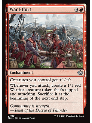 War Effort (foil) | Inglés | NM | TDM