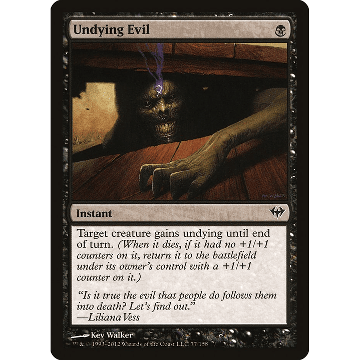 Undying Evil | Inglés | NM | DKA 1