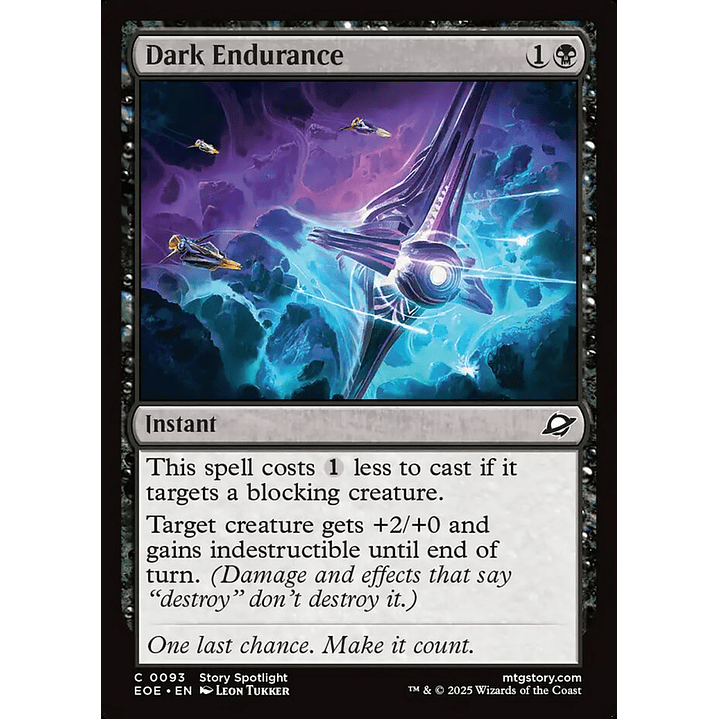 Dark Endurance | Inglés | NM | EOE 1