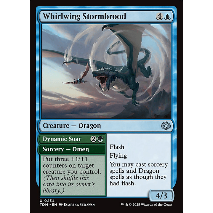 Whirlwing Stormbrood // Dynamic Soar | Inglés | NM | TDM 1
